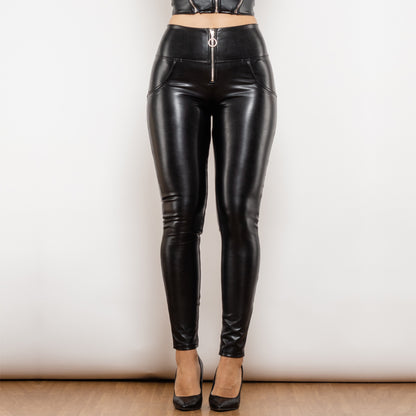 Edgy - Faux Leather Leggings